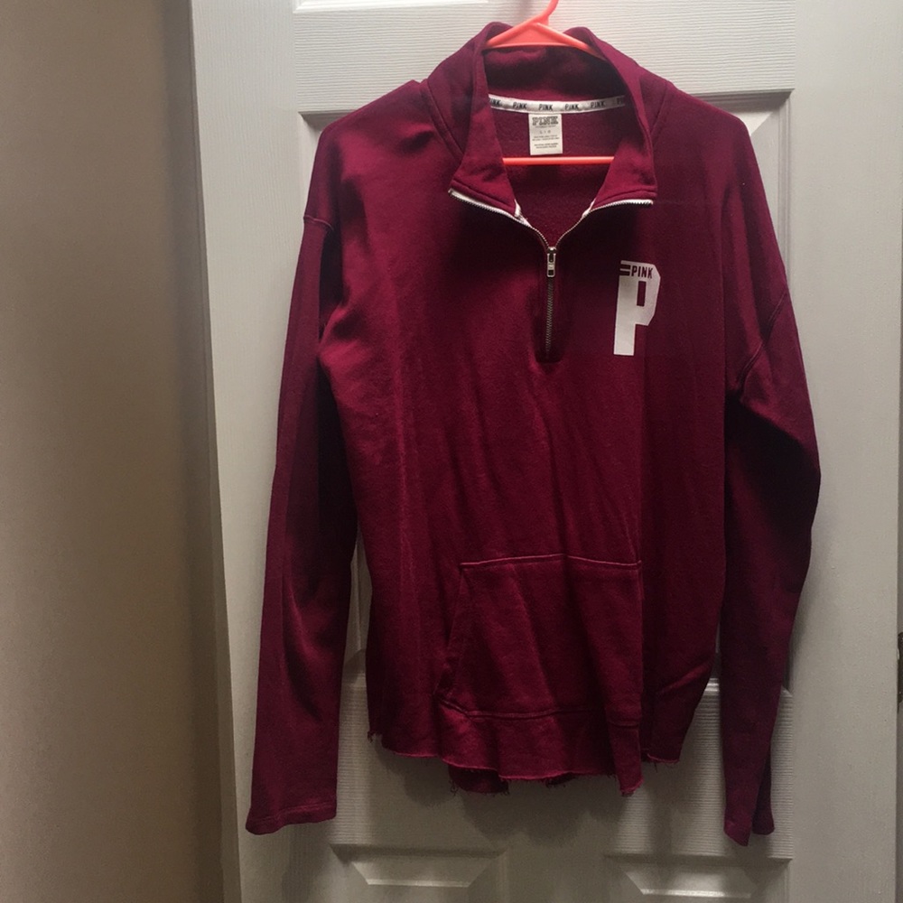 VS PINK Half Zip Sweatshirt